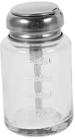 Didiseaon Nagellackentferner-flasche Tragbare Durchsichtige Pumpflasche Leere Flüssigkeitsflasche Für Maniküre Einfache Befüllung Und Geeignet Für Nagelkunst Und Make-up