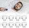 8 Stück Anti Schnarch Nasenclip Set, Schnarch Stopper für Ruhigen Schlaf, Atemunterstützung mit Flexibler Silikon-Form