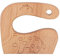 cardyven Hölzernes Kinder Messer, Brot häcksler, Küchen schneiden Kochs pielzeug zum Kochen von Gemüse Obst in der Küche (Giraffe)