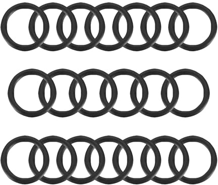 Mandouer Nitrile Rubber O-Rings, 24mm OD x 20mm ID x 2mm CS, Pack of 20