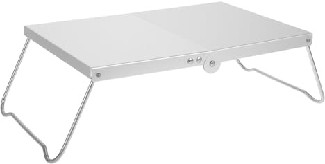 GALPADA Table Pliante D'extérieur en Aluminium Léger Mini Table Portable Isolante Compacte pour Pique-niques Barbecue et Activités de Plein Air
