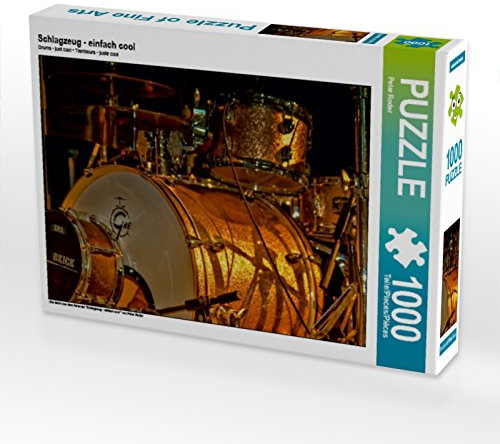 CALVENDO Puzzle Schlagzeug - einfach cool 1000 Teile Puzzle quer | 1000 Teile Lege-Größe 64 x 48 cm Foto-Puzzle für glückliche Stunden