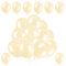 WedDecor 100pcs Elfenbein Latex Ballon 10 Groß Helium Grad Luftballons Geburtstags Ballons für Kinder Party Jubiläum, Hochzeitsdekoration Ereignis Vorräte Zubehör