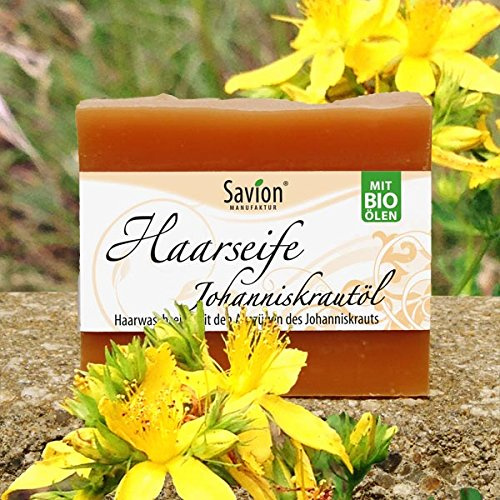 Savion Haarwaschseife Johanneskraut 85g