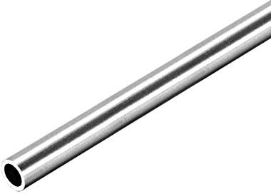 sourcing map 304 Inoxydable Acier Tube Rond 6mm OD 0.8mm Paroi Épaisseur 250mm Longueur Sans Soudure Droit Tuyau Tube