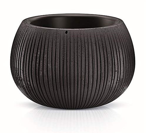Prosperplast Bowl BETON CON serbatoio in colore cemento nero 16,1 (altezza) x 23,8 (larghezza) x 23,8 (profondità) cm