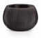 Prosperplast BETON BOWL de plástico CON depósito en color Cemento negro, 16,1 (alto) x 23,8 (ancho) x 23,8 (profundo) cms