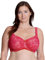 Rosa Faia Abby 5216 Donna Reggiseno Coppa Piena Imbottito con Ferretto in Pizzo Rosso Ciliegia 2F