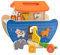 JAMARA 460876 - Holzspielzeug - Kidiwood Steckspiel Arche Noah, 13-teilig - Verschiedene Steckmöglichkeiten, fördert die motorische Fähigkeiten