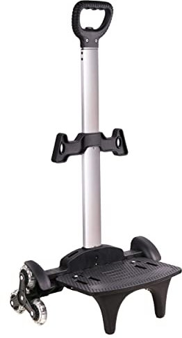 Carrito de Mochila, Carros para Mochilas Escolares Carrito con Ruedas Mano Plegable de Aleación Aluminio 6 Ruedas para Niños Adolescentes Adultos Viajes Escolares