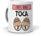 Taza Eres una Toca Huevos. Cerámica AAA - 350 ml.