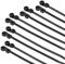 XINGO 100 fascette con foro per vite, fascetta per cavi montabile, in nylon resistente multiuso per uso interno ed esterno (4,8 x 200)