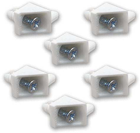 Ersatzteil wie IKEA #101558 PAX BILLY KOMPLEMENT Schrank Regalboden Halterung Bodenträge (weiß) (6 Stk.)
