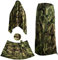 onewind Camouflage-Regenrock für Damen und Herren, halber Poncho, wasserdicht, ultraleicht, Silnylon, Regenhose, Kilt winddicht, Regenbekleidung für Armee, Militär, wildes Camping, Wandern,