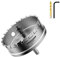 Mollom (102mm | 4) Lochsäge T.C.T Schwerlast-Hartmetall-bestückt mit 2 Führungsbohrern für Edelstahl, Baustahl, Eisen, Kupfer, Messing, Kunststoff