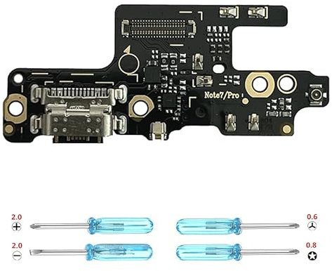 iYAiYO Connettore Dock per Xiaomi Redmi Note 7 M1901F7G, M1901F7H, M1901F7I Presa di Ricarica Dock Charging di Ricambio con Strumento di Installazione
