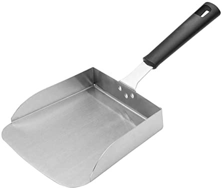 Yardwe Flaches Zubehör Multifunktionsschaufel Bewegen Lebensmittel Stahl Frittierter Schaber Schaufel Für Eis Haushalt Schneidebrett Hähnchen Home Lifter Küche Korn Bratpfanne Pommes