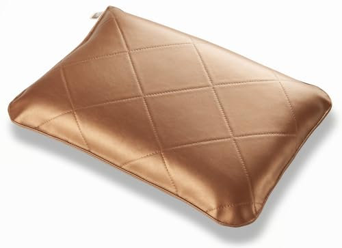 Original Saunakissen Premium aus hochwertigen Objektkunstleder handgefertigt in Deutschland Beste Hygieneeigenschaften -  bronze