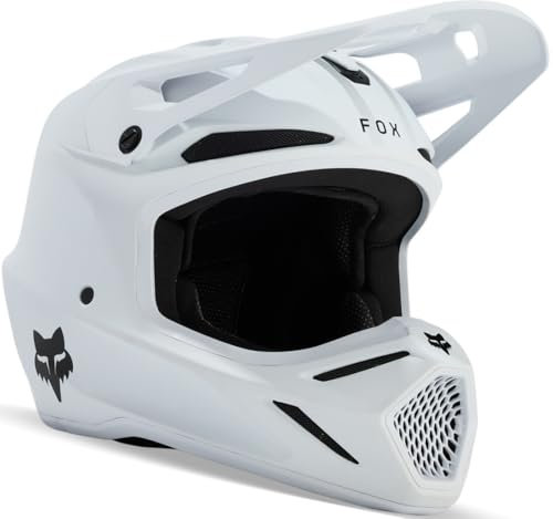 Fox Motocross-Helm V3 Weiß Gr. M
