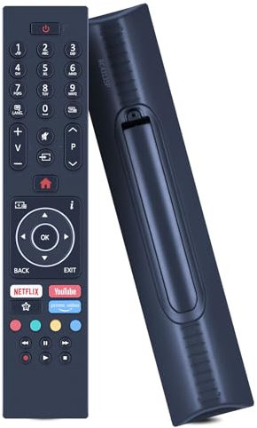 GOUYESHO RC43135P Universal Remote Control for Luxor Bush Digihome Finlux Smart TV with Netflix/Youtube/Prime Video