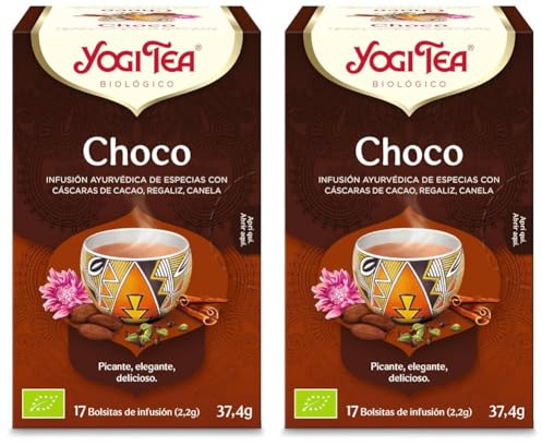 Yogi Tea Choco Tè, 17 Filtri, 37.4g (Confezione da 2)