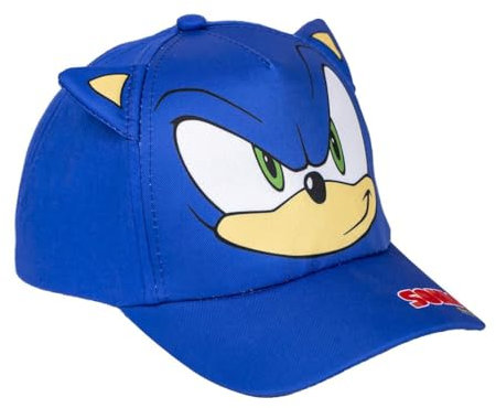 CERDÁ LIFE'S LITTLE MOMENTS Unisex Kids Sonic Kindermütze Cap, Blue, Einheitsgröße