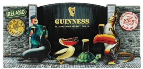 Guinness Gilroy Gate 3D-Magnet aus Holz