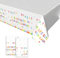 2pcs Alles Gute Zum Schulanfang Tischdecken,Weiß Einschulung Deko Tischdecke Schulanfang Tischdecken Tischtuch für Schulkind Schulanfang Schuleinführung Schulstart Party Dekoration 137 x 274cm