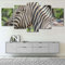 Wandkunst Leinwandbilder Modular Poster 5 Stück Silhouette-Zebra Gemälde Hd Druck Dekor Modernes Zimmer Wohnzimmer Schlafzimmer Hotel Kinderzimmer Galerie 125 X 60 Cm Wandgemälde -8R0E+V1Z2-