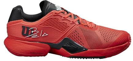 WILSON Bela Tour Men's Padel Shoe - Infrared/Black, Size 8.5 US