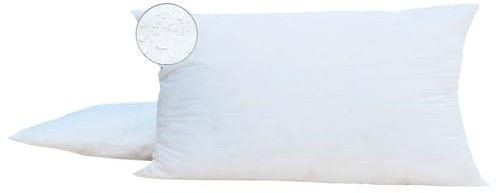 JACK 2er Set Innenkissen XXL Kissenfüllung 30x30 30x50 40x40 45x45 40x60 50x50 60x60cm Inlett Wasserfest Kopfkissen Zierkissen Outdoor Kissen, Größe:40 x 60 cm