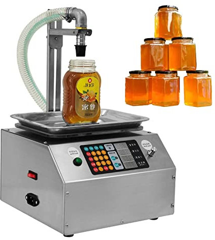 Liquid Filling Machine Viscous Liquid Filling Machine Automatic Weighing Large Flow Rate Liquid Filler Machine, Automatic Dispensing Filling Machine Sesame Sauce Edible Oil Glue