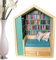Kit Maison de Miniature Booknook – Kit de librairie en Bois pour Adultes, bibliothèque Tiny World en Bois Fait à la Main, présentoir créatif d'étagère, décoration de Petite Maison Faite à la