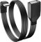 JSADZKJ 90 gradi ad angolo retto Cavo USB C2.0 tipo C a USB femmina OTG Cavo adattatore USB tipo C piatto corto,tablet universale,USB Flash Drive Laptop 11.8in/30CM (angolo su/giù)