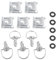VIPIH 5X Vis de Fixation Rapide à Quart de Tour pour Panneau de carénage 14mm fit for Honda Toyota Accessoires Automobiles universels