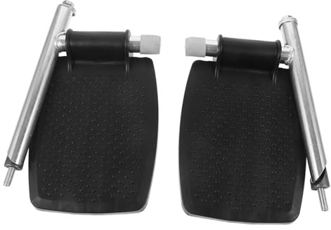 GALPADA 1 Paire repose-pieds pour fauteuil élévation remplacement du repose-pieds d'un fauteuil chaise roulante pliable Accessoire durable pédale de fauteuil Métal