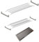AERREGI Scolapiatti Per Cucina | In Acciaio Inossidabile o Metallo Verniciato Grigio | Antiruggine, Moderno, Salvaspazio | (Scolapiatti Acciaio Inox + Vaschetta Acciaio Inox 86 cm)