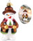 Hzyc Snowman Christmas Tree Ornaments,Blown Glass Ornaments for Tree,Snowman Collection Figurine Hanging Ornament,Christmas Decorations for Holiday Party Home Gifts