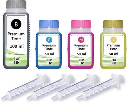 Inkadoo 250ml Drucker Tinte kompatibel für HP 303 303XL Envy Photo 6220 6230 6255 7134 7155 7855