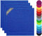 Lashuma Küchenhandtücher Baumwolle 50x50 cm, Linz 4er Set Frottee Handtücher Königs - Blau