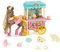 Jakks Pacific Wild Manes Pferdespielzeug für Mädchen, Cherie Spielzeugpferd mit beweglichen Vorderbeinen, Goldener Mähne, Tee- und Leckereienwagen, für Kinder ab 3 Jahren