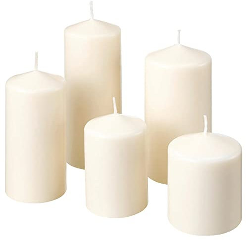 Ikea 803.779.37 Fenomen Lot de 5 bougies non parfumées naturelles