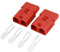 Enchufe rápido del conector del cabrestante, 2 pzas 175A 600 V Rojo Batería Enchufe de conexión rápida Enchufe del conector del cabrestante con 4 accesorios