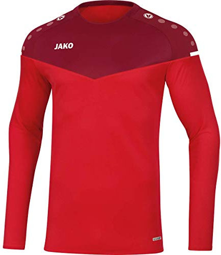 JAKO Sweatshirt Champ 2.0, Größe:XL, Farbe:rot/weinrot