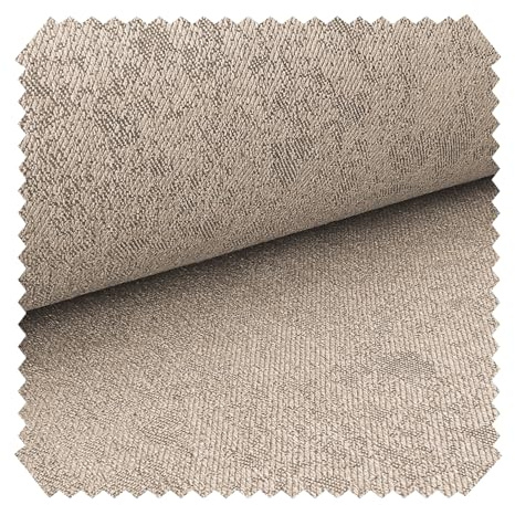 novely® KAMEN Abverkauf | Melange Polsterstoff Schimmer Möbelstoff 1 lfm | Farbe: 12 Braun Rose