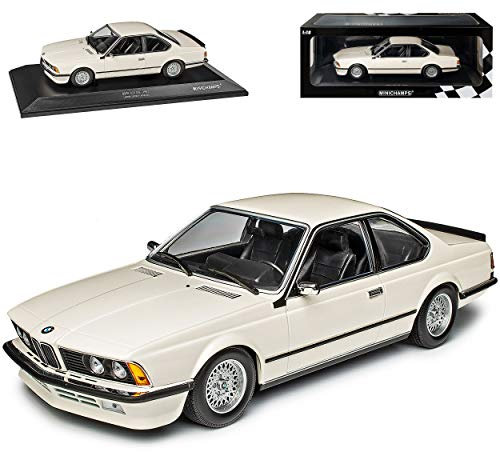 B*M*W 6er 635 CSI E24 Coupe Weiss 1975-1989 limitiert 1 von 504 Stück 1/18 Minichamps Modell Auto