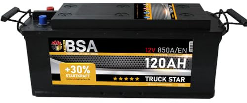 BSA LKW Batterie 120Ah 12V 850A Transporter Starterbatterie statt 115Ah 110Ah