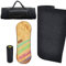 Trickboard Sueno Surf Set: Board Bag + Roller + Carpet + Sticker Free - Balance Training Skateboard Surfboard Snowboard Wakeboard