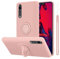 Cadorabo Custodia compatibile con Huawei P20 PRO in LIQUID ROSA - Custodia per Cellulare in Silicone TPU Flessibile con Anello - Paraurti per Cover Posteriore Ultra Sottile