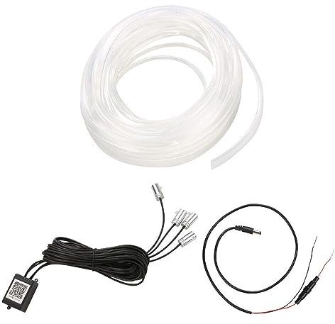 Dhouse Auto LED RGB Ambientebeleuchtung Fußraumbeleuchtung Lampe Lichtleiste 6M 12V Innenraumbeleuchtung Bluetooth-Verbindung Phone Control APP-Steuerung Neonleuchtleisten für das